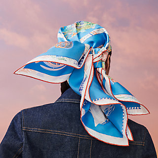 Hermes silk shop scarf